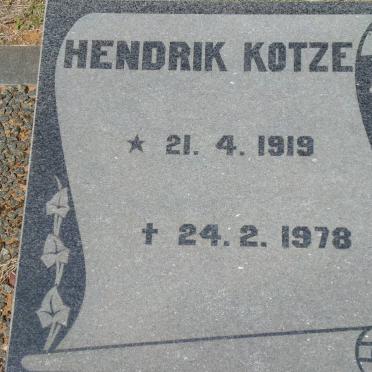 KOTZE Hendrik 1919-1978