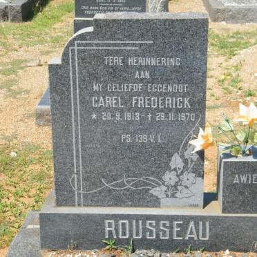 ROUSSEAU Carel Frederick 1913-1970