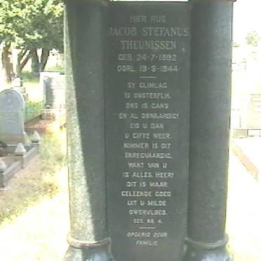 THEUNISSEN Jacob Stefanus 1892-1944