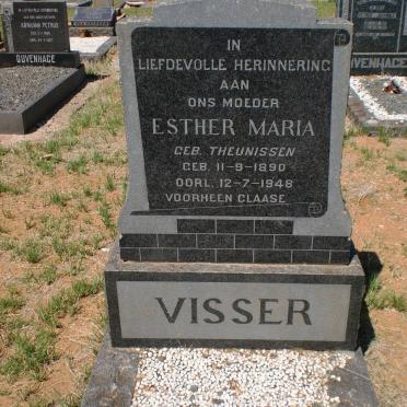 VISSER Ester Maria nee THEUNISSEN 1890-1948