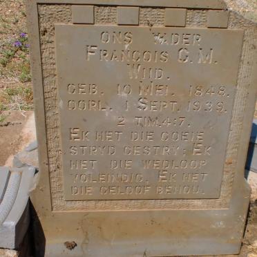 WIID Francois G.M. 1848-1939