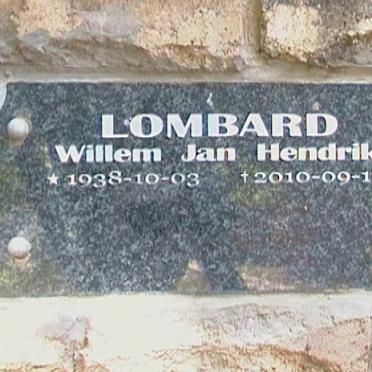 LOMBARD Willem Jan Hendrik 1938-2010