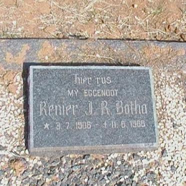 BOTHA Renier J.R. 1906-1966