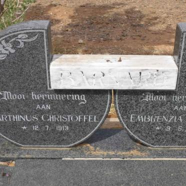 BARNARD Marthinus Christoffel 1913- &amp; Embrenzia Jacoba 1916-