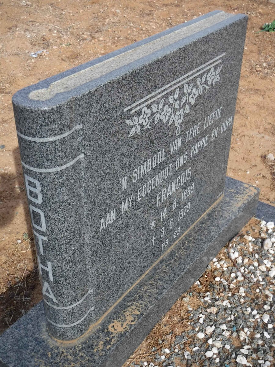 BOTHA Francois 1899-1979