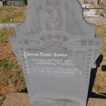 BESTER Barend Daniel 1892-1918