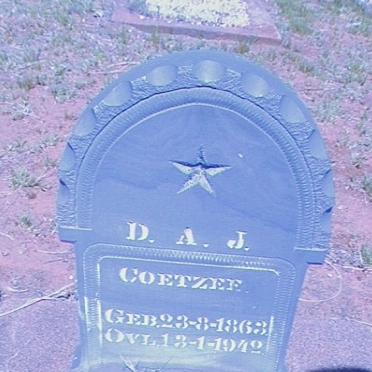 COETZEE D.A.J. 1863-1942