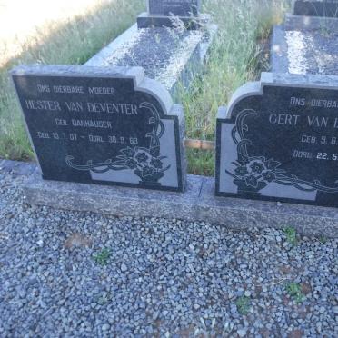 DEVENTER Gert, van 1904-1987 &amp; Hester DANHAUSER 1907-1963