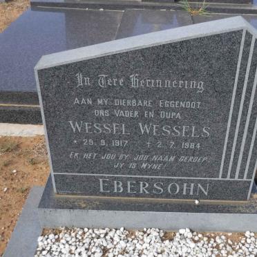 EBERSOHN Wessel Wessels 1917-1984