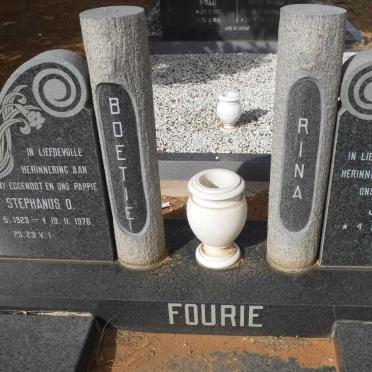 FOURIE Stephanus O. 1923-1976 &amp; Janetta C. 1928-2010