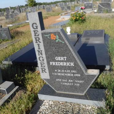 GERINGER Gert Frederick 1911-1999