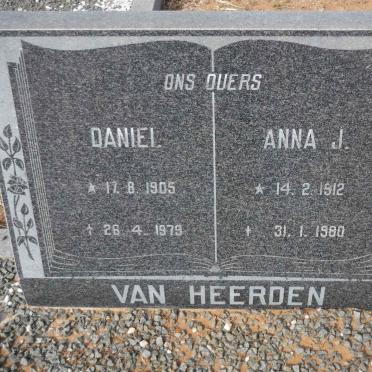 HEERDEN Daniel, van 1905-1979 &amp; Anna J. 1912-1980