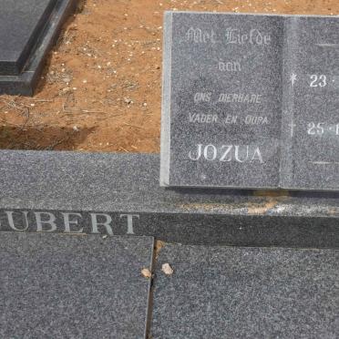 JOUBERT Jozua 1903-1987 &amp; Alida Amelia DE KLERK 1911-1988