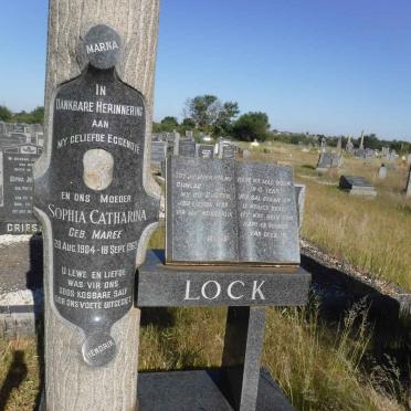 LOCK Sophia Catharina nee MAREE 1904-1962