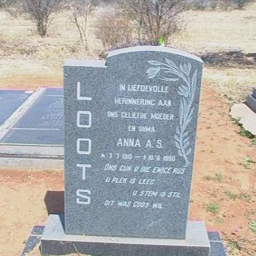 LOOTS Anna A.S. 1910-1990