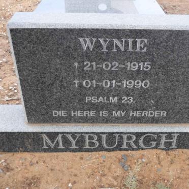 MYBURGH Wynie 1915-1990
