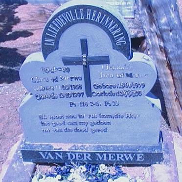 MERWE Chris, van der 1958-1997 :: VAN DER MERWE Jaco 197?-2008