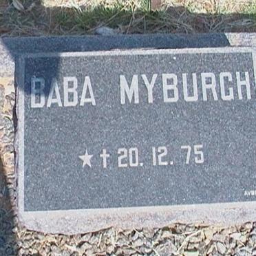 MYBURGH Baba -1975