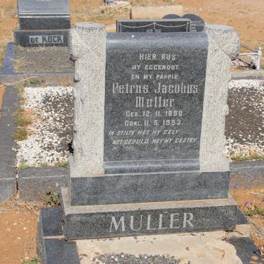 MULLER Petrus Jacobus 1890-1953