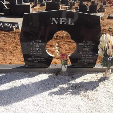 NEL Hendrik 1940-2007 &amp; Ragel DU PLESSIS 1944-2004