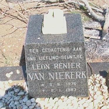 NIEKERK Leon Renier, van 1975-1987