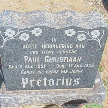 PRETORIUS Paul Christiaan 1951-1955