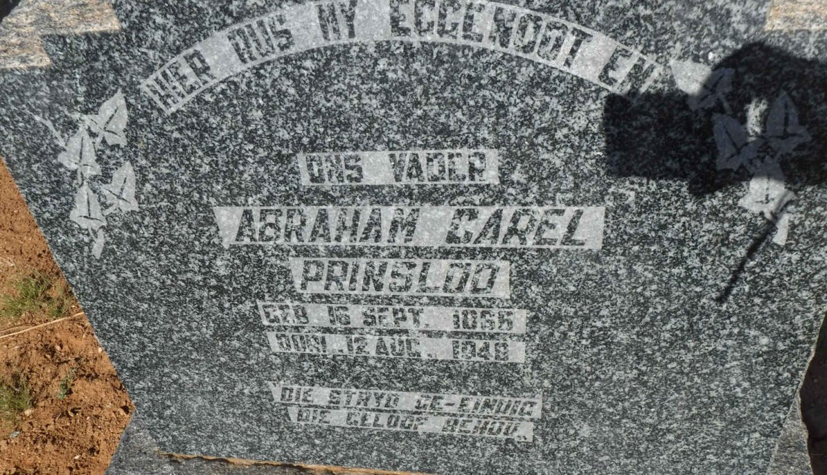 PRINSLOO Abraham Carel 1866-1948