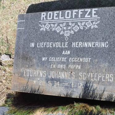 ROELOFFZE Lourens Johannes Scheepers 1934-1977