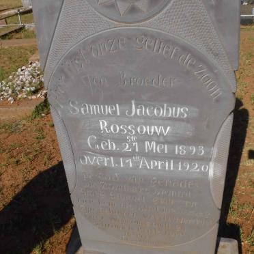 ROSSOUW Samuel Jacobus 1893-1920