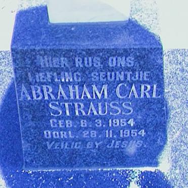 STRAUSS Abraham Carl 1954-1954