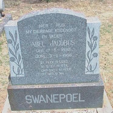 SWANEPOEL Abel Jacobus 1892-1956