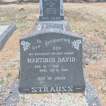 STRAUSS Martinus David 1918-1966