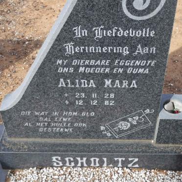 SCHOLTZ Alida Mara 1928-1982