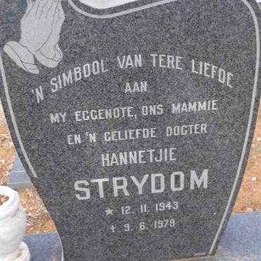 STRYDOM Hannetjie 1943-1979