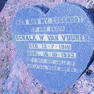 VUUREN Schalk W., van 1916-1953