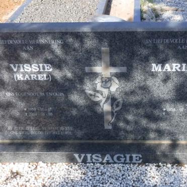 VISAGIE Karel 1950-2004 &amp; Marinda 1956-