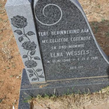 WESSELS Elna 1946-1981