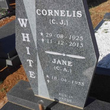 WHITE C.J. 1925-2013 &amp; C.A. 1933-