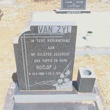 ZYL Roelof J., van 1895-1972