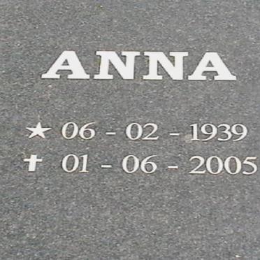 ZYL Manie, van 1930- &amp; Anna 1939-2005 