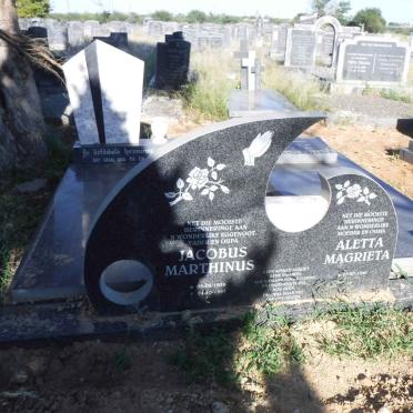 ? Jacobus Marthinus 1939-1997 &amp; Aletta Magrieta 1946-