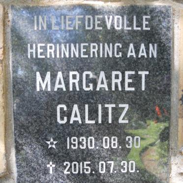 CALITZ Margaret 1930-2015