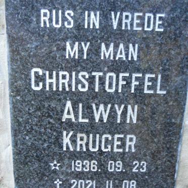 KRUGER Christoffel Alwyn 1936-2021
