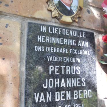 BERG Petrus Johannes, van den 1954-2014