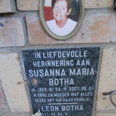 BOTHA Leon 1945- &amp; Susanna Maria 1952-2007