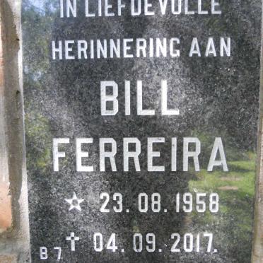 FERREIRA Bill 1958-2017
