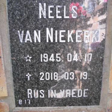 NIEKERK Neels, van 1945-2018
