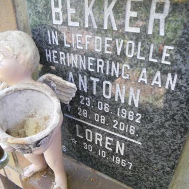 BEKKER Antonn 1962-2016 &amp; Loren 1957-