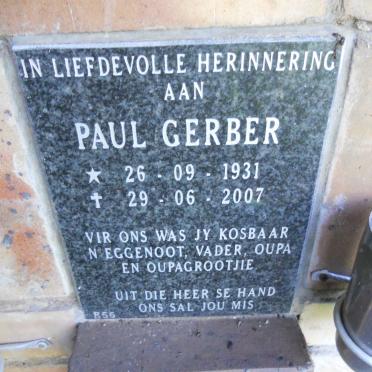 GERBER Paul 1931-2007