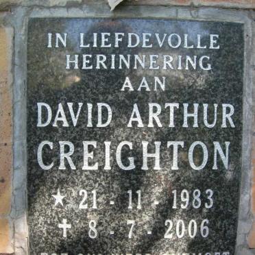 CREIGHTON David Arthur 1983-2006